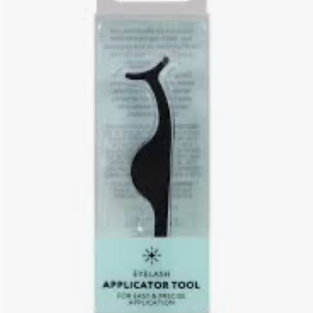 RYSHI Black Eyelash Applicator Tool for Easy and Precise Placement NIB